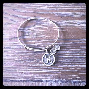 Alex and Ani K bracelet.